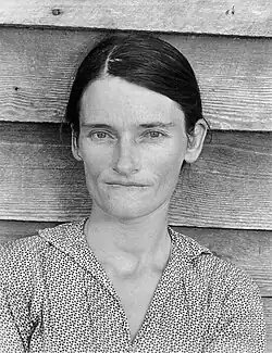 Walker Evans, Allie Mae Burroughs, Wife of a Cotton Sharecropper, Hale County, Alabama, 1936