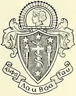 The Coat of Arms of Alpha Lambda Tau