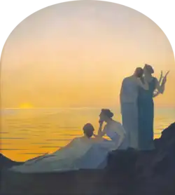 Old Afternoon (1908), by Alphonse Osbert, Petit Palais, Paris