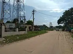 Road leading to village