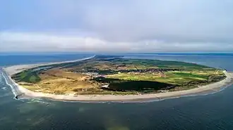 Aerial view Ameland (west)