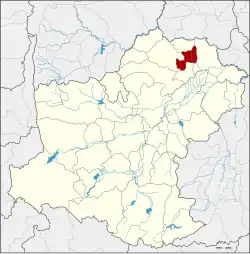 District location in Nakhon Ratchasima province