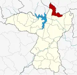 District location in Khon Kaen province