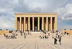 Anıtkabir, the mausoleum of Mustafa Kemal Atatürk in Ankara, Turkey