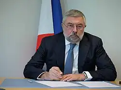 André Rougé in 2022, considered to be the leader of Les Horaces.