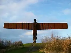 The Angel of the North in Gateshead