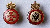 Order of St. Anna, 4th class (The insignia with imperial eagle would have been awarded to a non-Christian, for whom a Christian cross was deemed inappropriate)