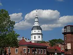 Image 22The Maryland State House in Annapolis dates to 1772, and houses the Maryland General Assembly and offices of the governor. (from Maryland)
