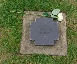 Grave of an unknown German soldier in La Cambe war cemetery