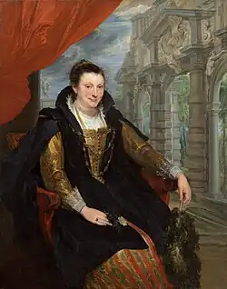 Portrait of Isabella Brant by Anthony van Dyck, c. 1623-1626, National Gallery of Art, Washington DC