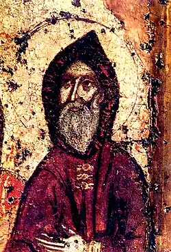 Anthony of Kiev, wearing a koukoulion.[9]
