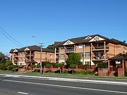 Federation revival apartments in Miranda (c. 1993)