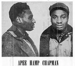 Apee Hamp Chapman FBI Most Wanted Poster