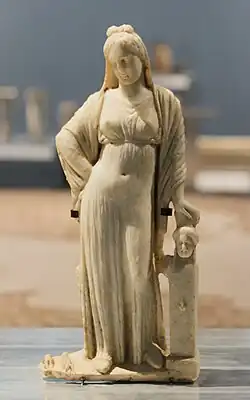 A statuette of Aphrodite or Hecate