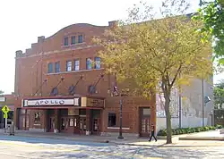 The Apollo Theatre in the city of Belvidere, Illinois, United States.