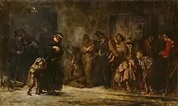 Luke Fildes, Applicants for Admission to a Casual Ward (1874)