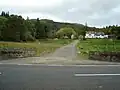 The rear of the inn, seen from the A815, which runs beside the eastern shore of Loch Eck