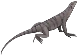 Artist's restoration of Araeoscelis