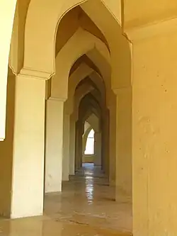 Arches inside the mosque