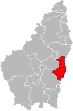Situation of the canton of Le Pouzin in the department of Ardèche