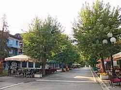 Town center promenade