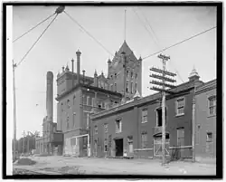 Arlington Brewing Company plant and stables, c. 1910-1926