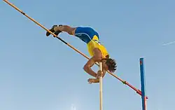 A pole vaulter, 2019