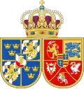 Arms of King Charles and Queen Christine of Sweden
