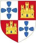 Arms of Infante Afonso of Portugal, Lord of Portalegre