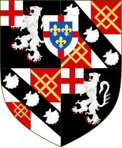 Shield of the Spencer-Churchill Dukes of Marlborough since 1817