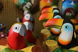 Ceramic toucans Ilobasco