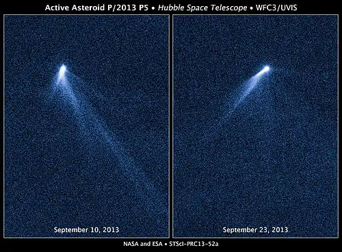 "Active asteroid" 311P/PANSTARRS with several tails[241]