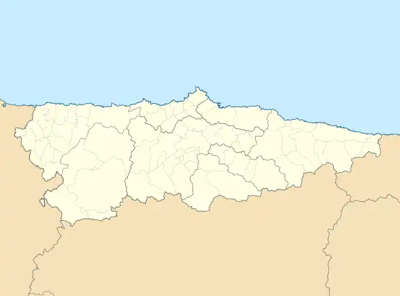 Sebarga is located in Asturias