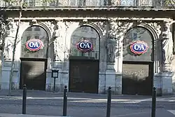 Caryatid on the Hôtel Louvre et Paix in Marseille