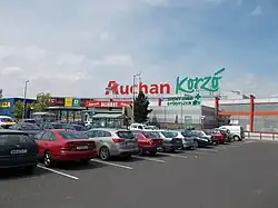 Auchan store entrance