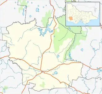 Cavendish is located in Shire of Southern Grampians