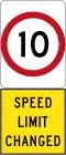 New 10 km/h Speed Limit (used in South Australia)