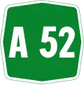 Autostrada A52 shield}}