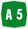 Autostrada A5 Italia.svg