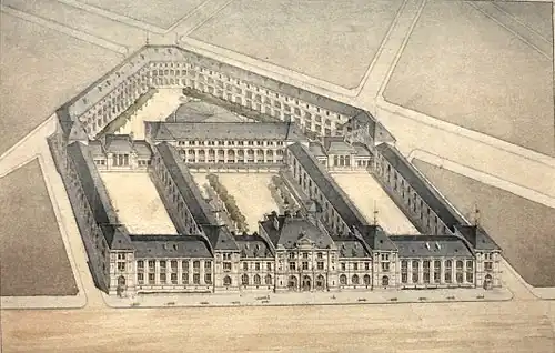 Drawing by Eugène Train