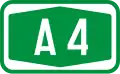 Avtocesta A4.svg