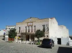 Town hall of Santa Marta de Magasca, province of Cáceres, Spain.