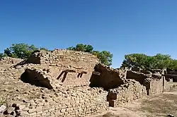 West walls of the ruins