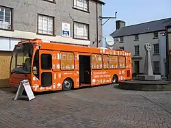 Myllennium bodied MAN as a BBC Radio mobile studio in Holyhead in April 2006