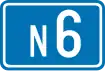 National Route 6 shield}}