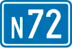 National Route 72 shield}}