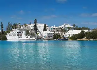 R/V Atlantic Explorer at the BIOS dock.