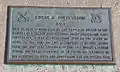 Edgar Culbertson plaque