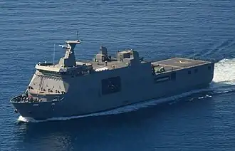 BRP Tarlac (LD-601) is the lead ship of landing platform docks of the Philippine Navy meant for amphibious operations and transport duties