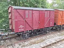 BR 10t Ventilated Meat Van 870067 at Alton July 2025